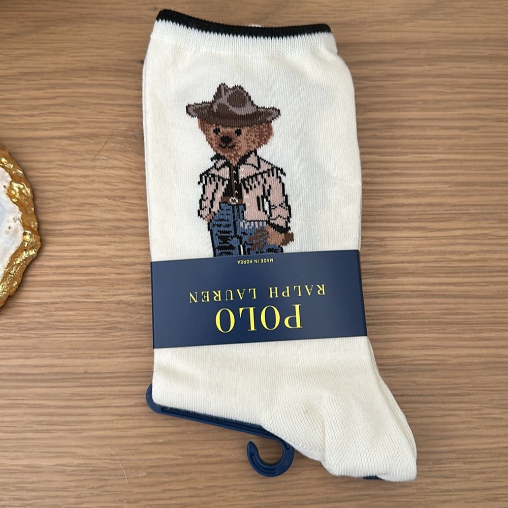 Polo Ralph Lauren bear socks
